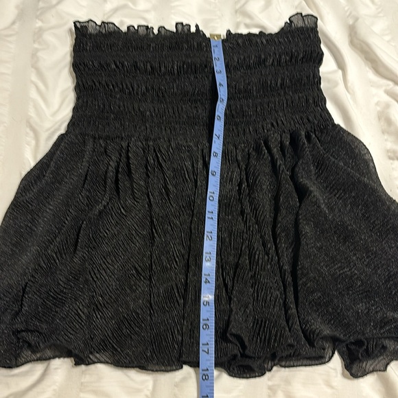 Glam skort, black shimmer- size large - Picture 5 of 5